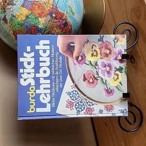 Vintage Burda embroidery Stick-Lehrbuch German